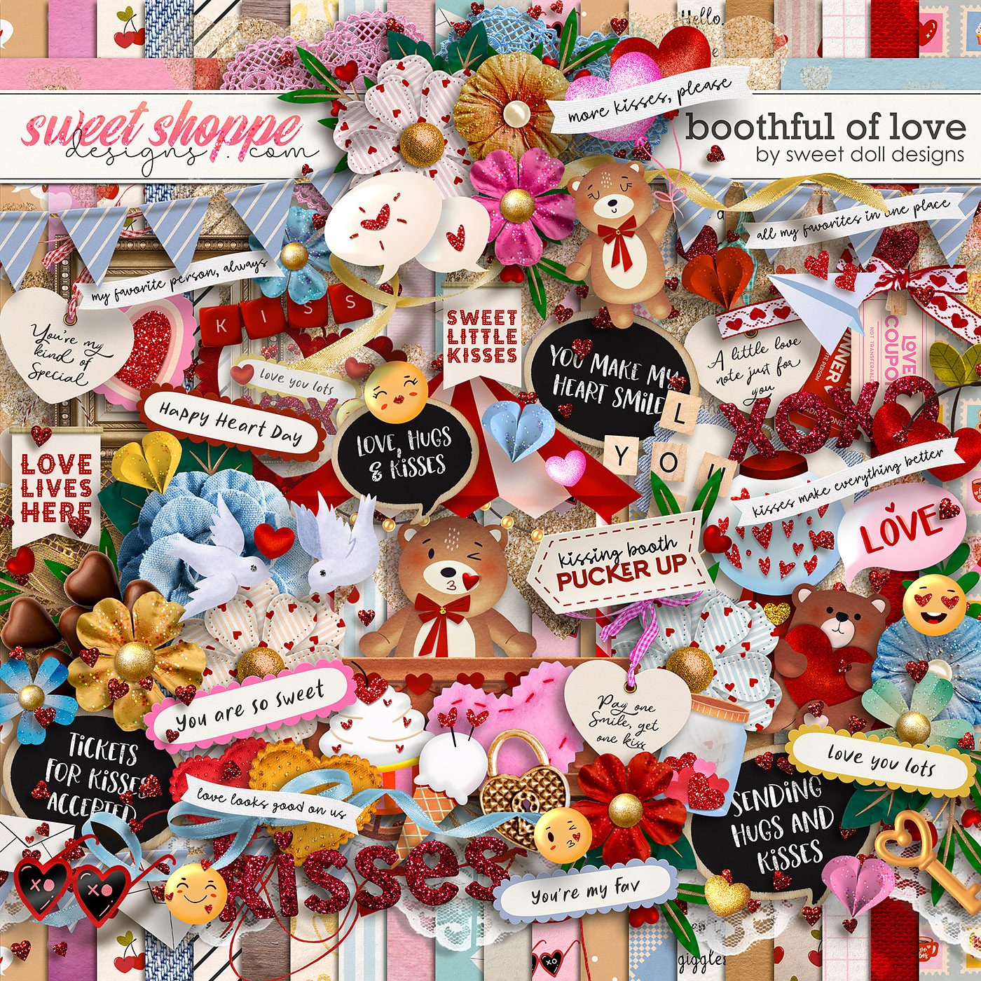 Boothful of Love {full kit} by Sweet Doll designs Boothful of Love {full kit} by Sweet Doll designs