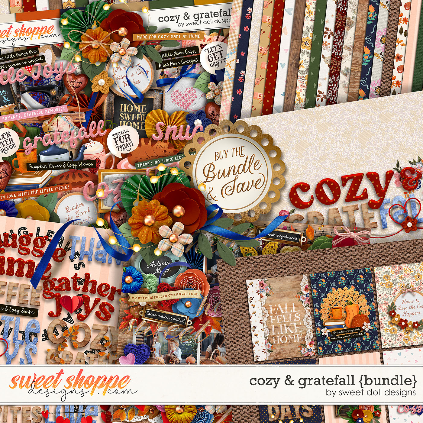 Cozy & Gratefall {bundle} by Sweet Doll designs