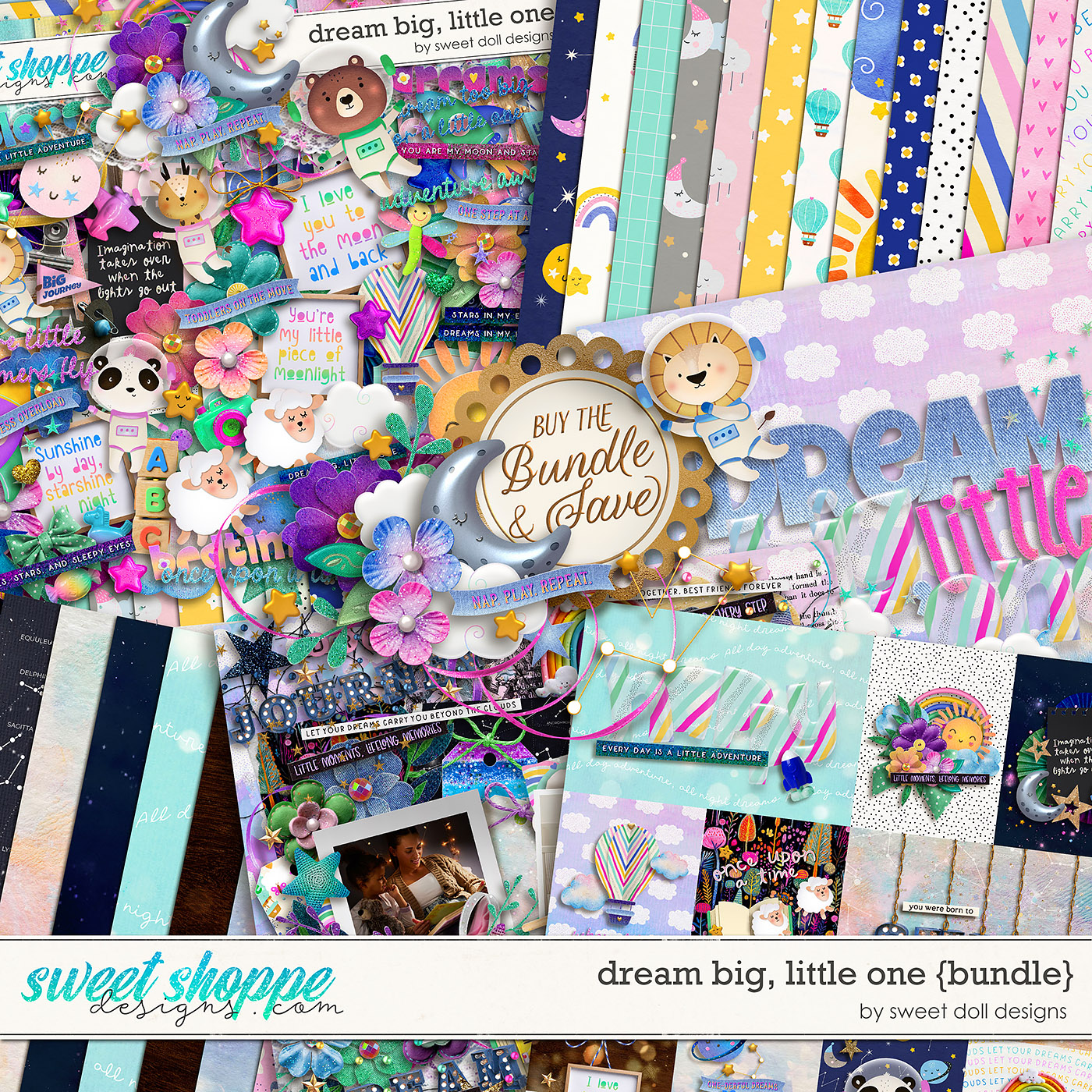 Dream Big, Little One {bundle} by Sweet Doll designs