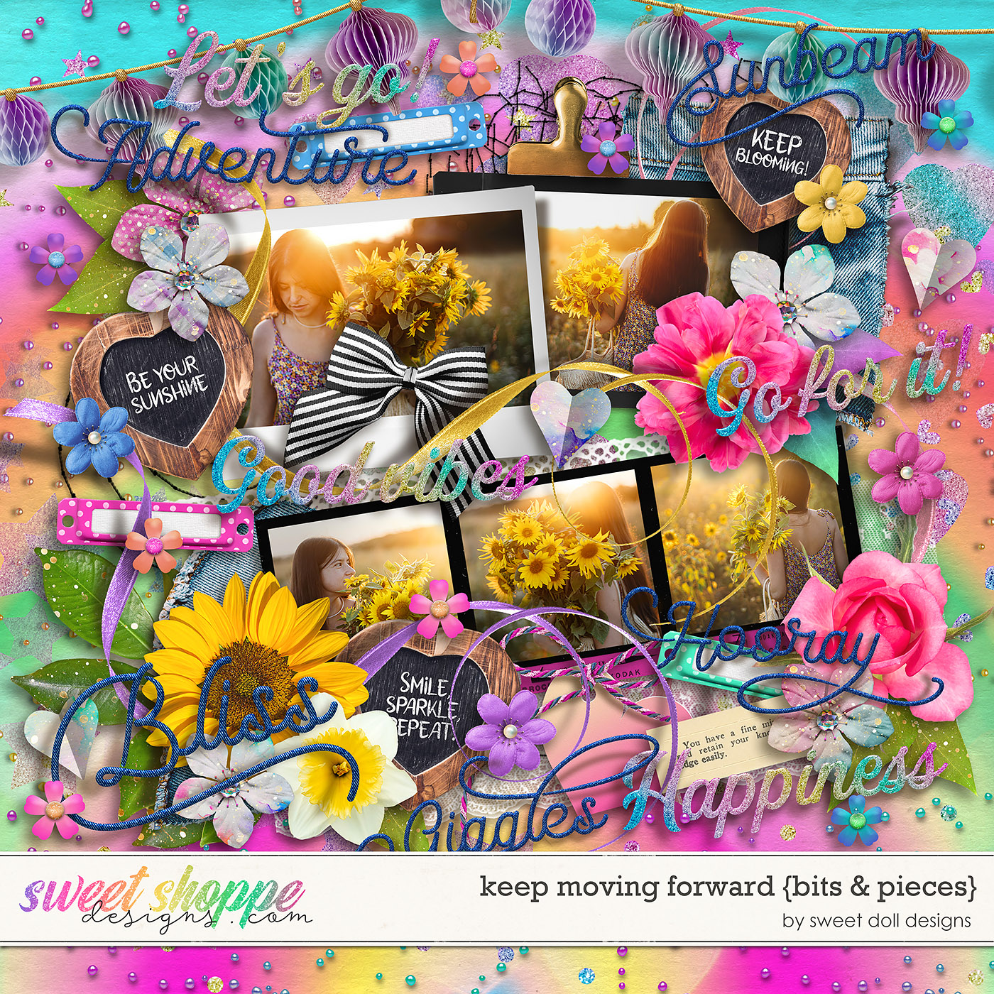 Keep Moving Forward {bits & pieces} by Sweet Doll designs