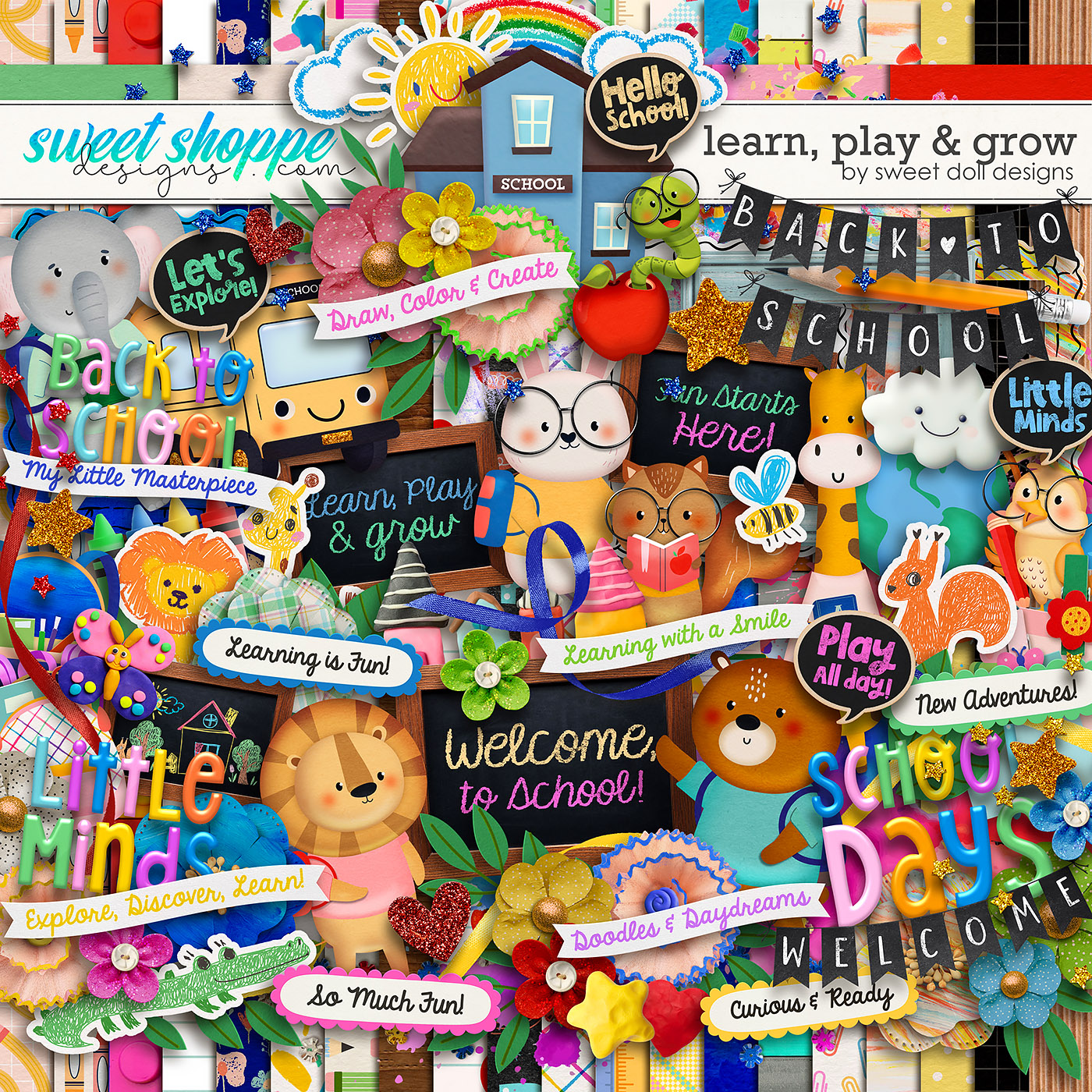 Learn, Play & Grow {full kit} by Sweet Doll designs