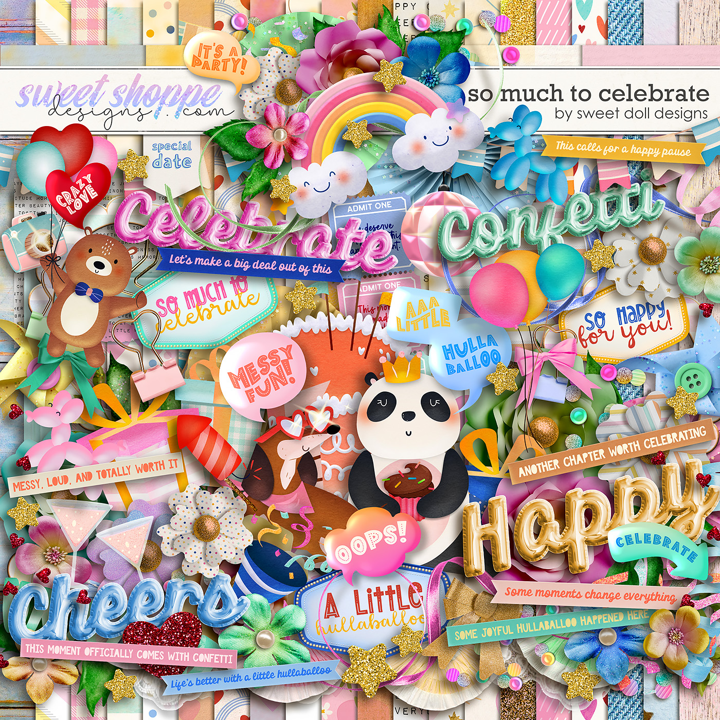 So Much to Celebrate {full kit} by Sweet Doll designs So Much to Celebrate {full kit} by Sweet Doll designs