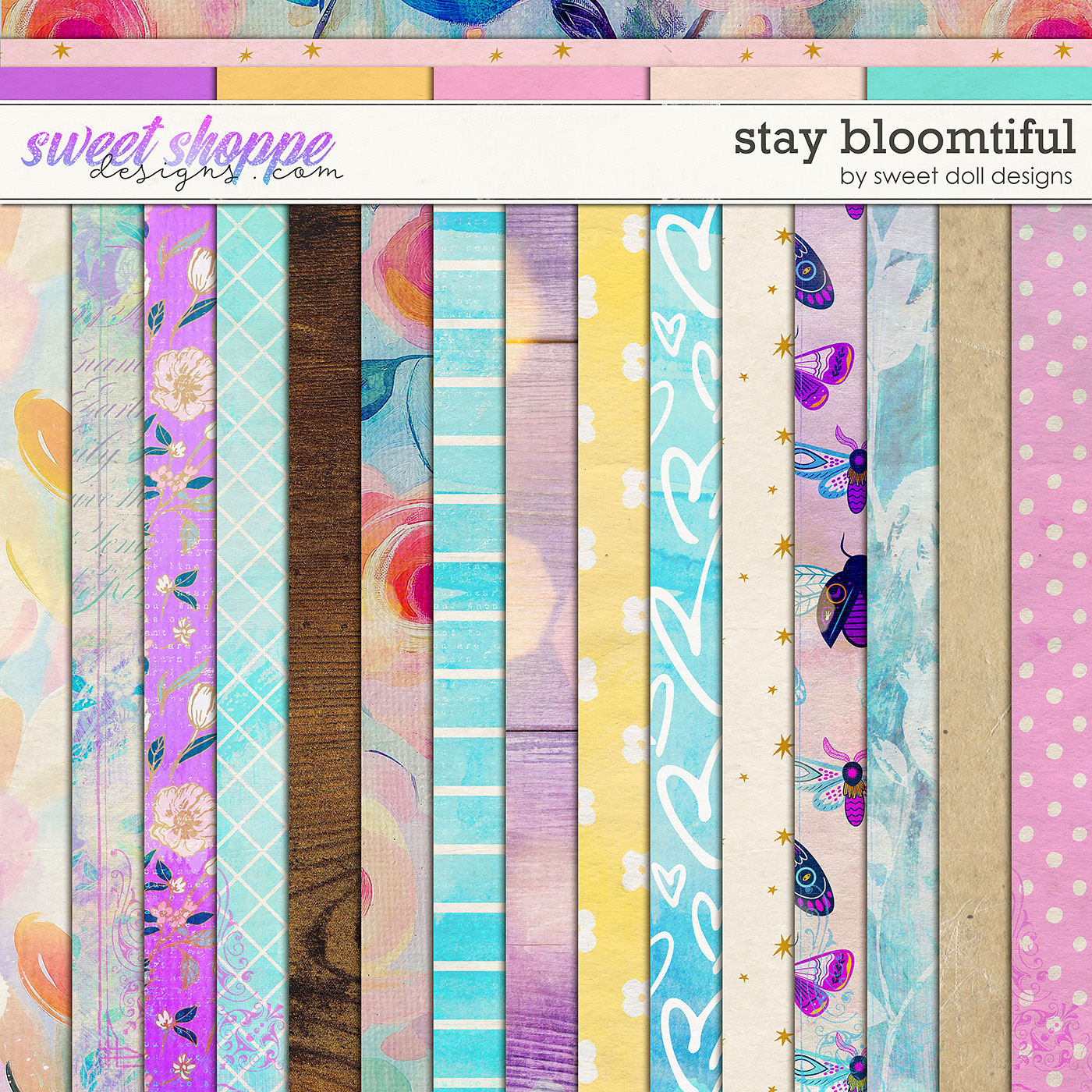 Stay Bloomtiful Papers by Sweet Doll designs