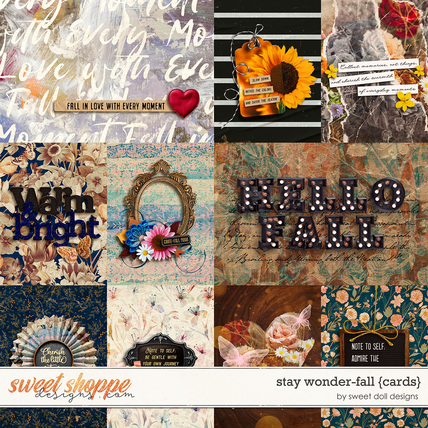 Stay Wonder-Fall {cards} by Sweet Doll designs