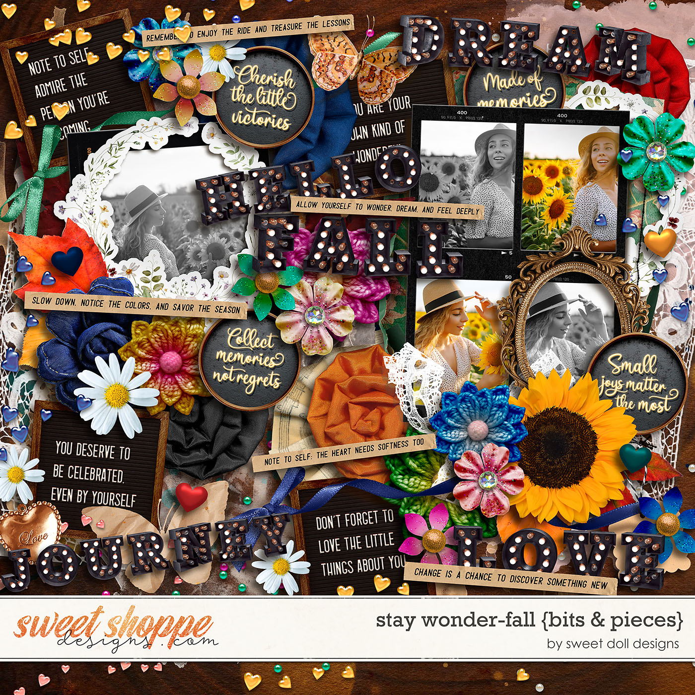 Stay Wonder-Fall {bits & pieces} by Sweet Doll designs