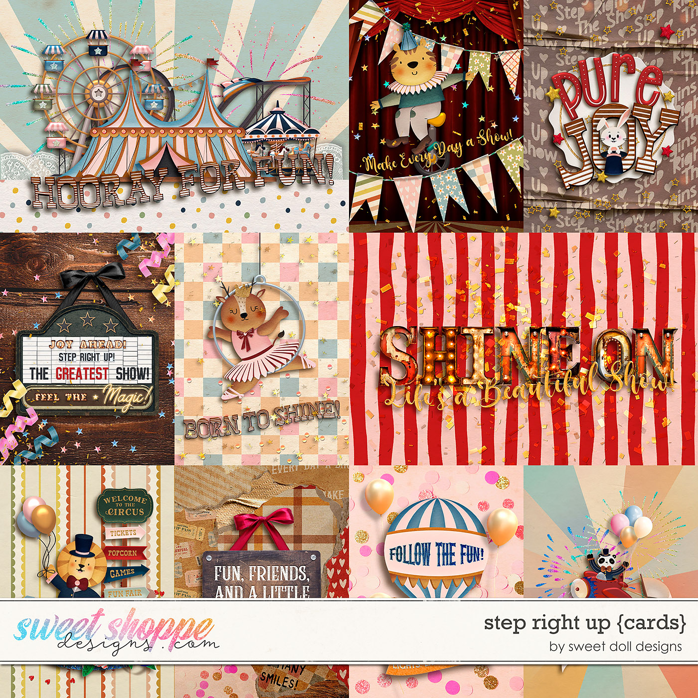 Step Right Up {cards} by Sweet Doll designs