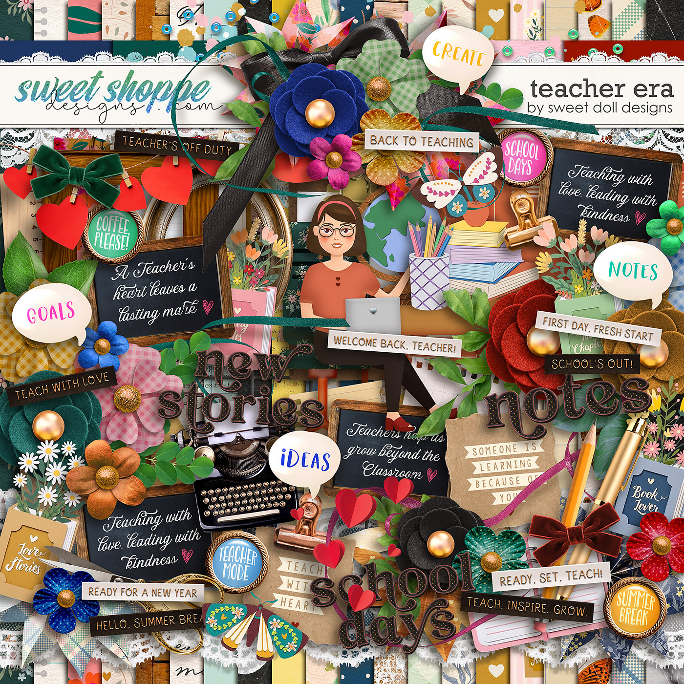 Teacher Era {full kit} by Sweet Doll designs