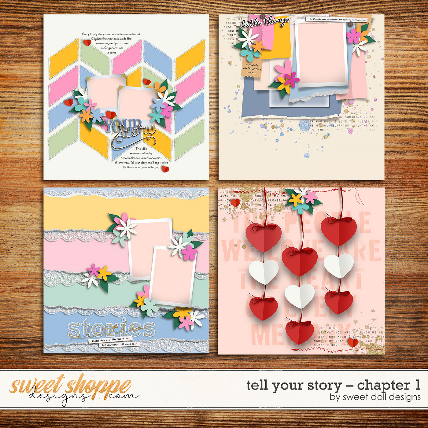Tell Your Story – Chapter 1 {templates} by Sweet Doll designs