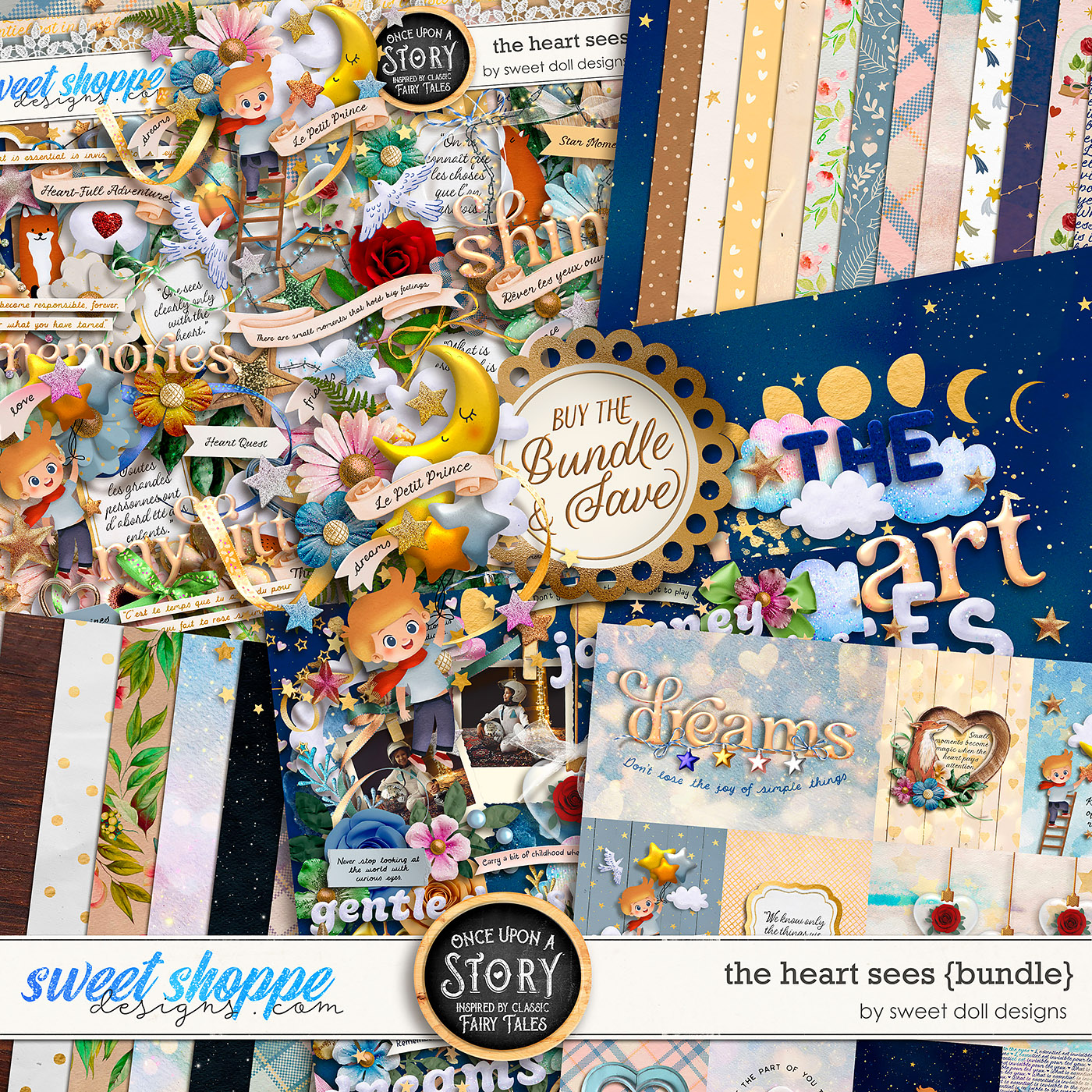 Once Upon a Story: The Heart Sees {bundle} by Sweet Doll designs