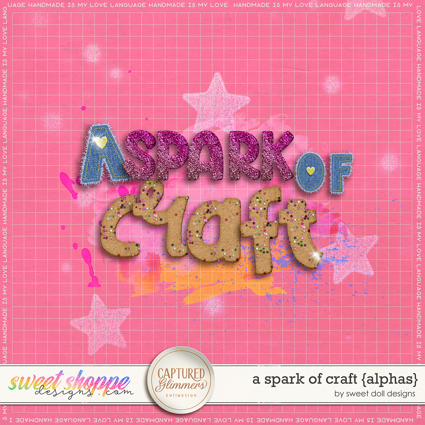 Captured Glimmers: A Spark of Craft {alphas} by Sweet Doll designs