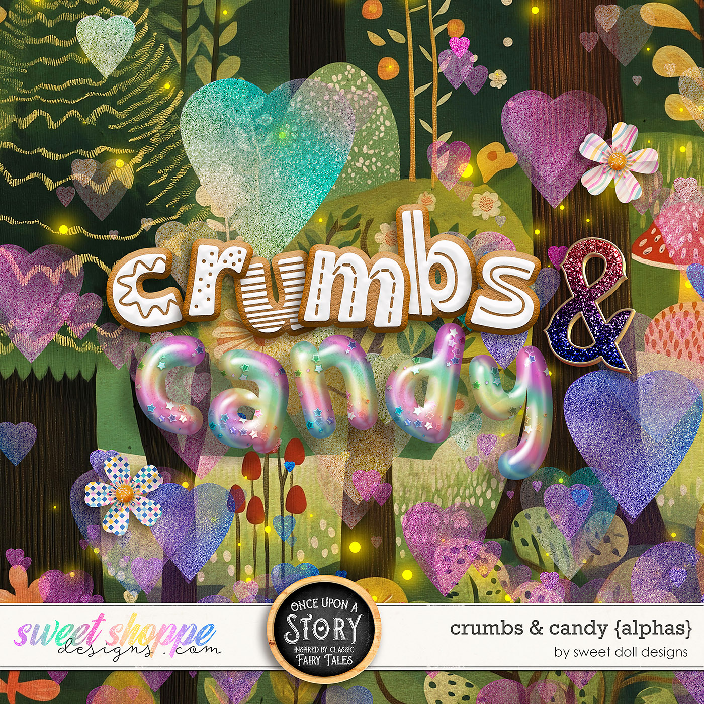 Once Upon a Story: Crumbs & Candy {alphas} by Sweet Doll designs
