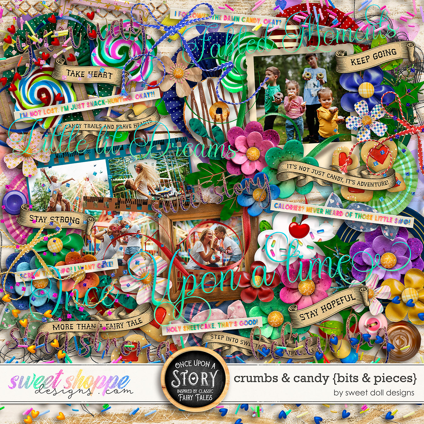 Once Upon a Story: Crumbs & Candy {bits & pieces} by Sweet Doll designs