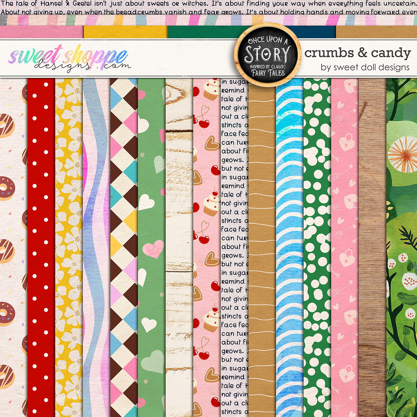 Once Upon a Story: Crumbs & Candy Papers by Sweet Doll designs