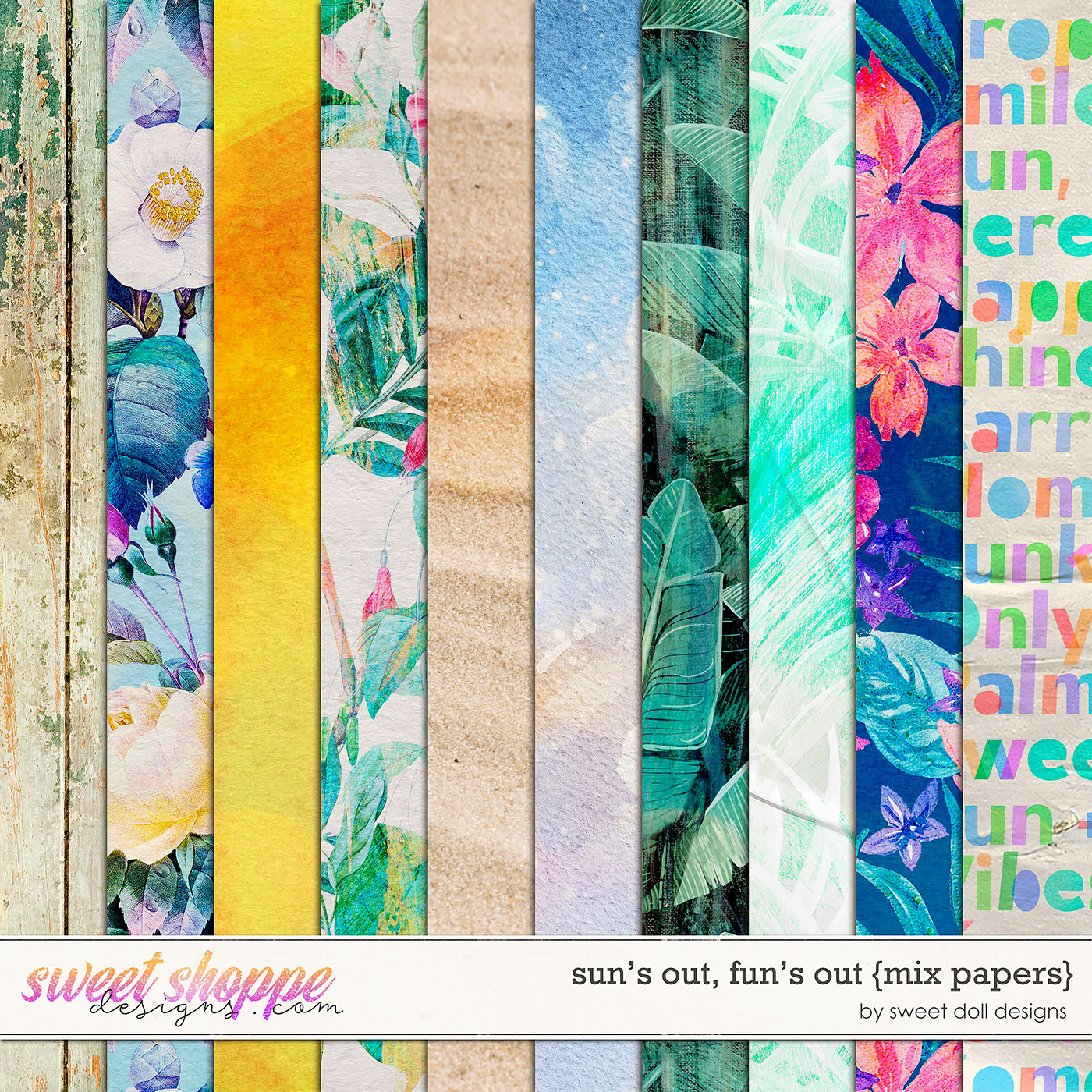 Sun’s Out, Fun’s Out {mix papers} by Sweet Doll designs