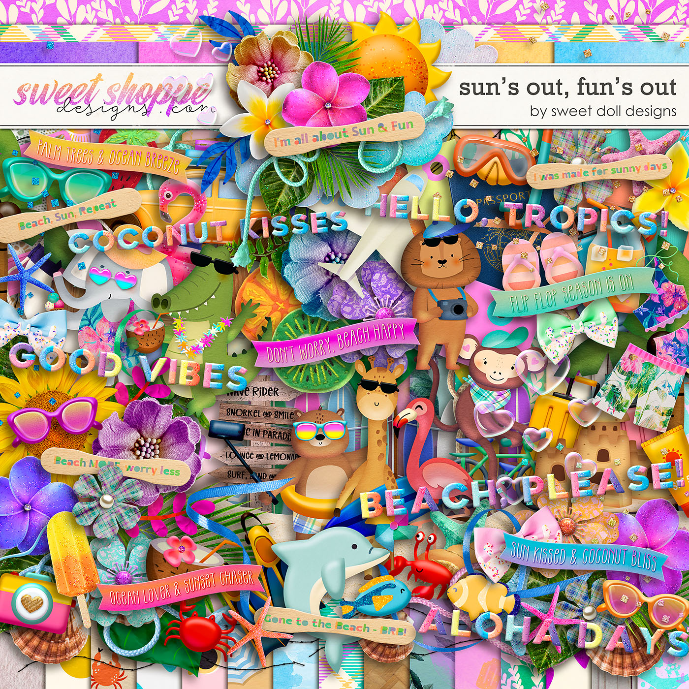 Sun’s Out, Fun’s Out Kit by Sweet Doll designs