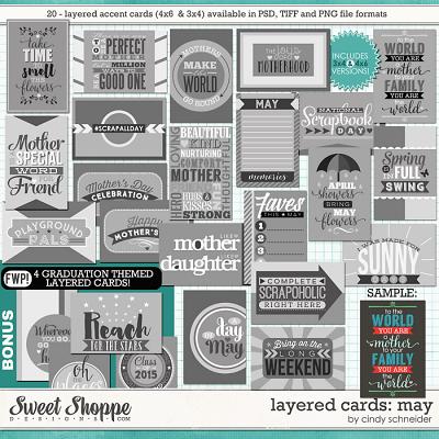 Cindy's Layered Cards: May Edition by Cindy Schneider