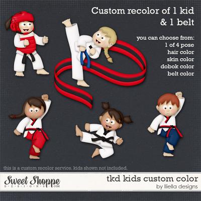 TKD Kids Custom Color by lliella designs