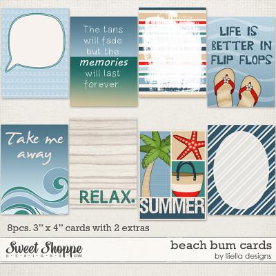 Beach Bum: Cards by lliella designs