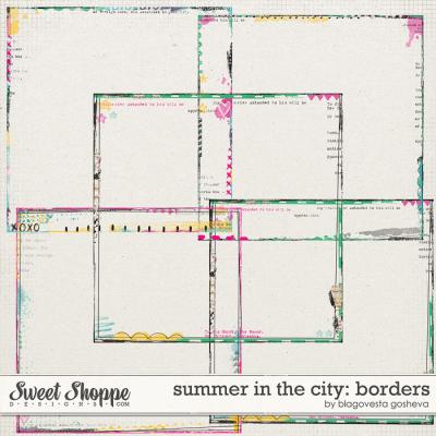 Summer in the city: borders by Blagovesta Gosheva