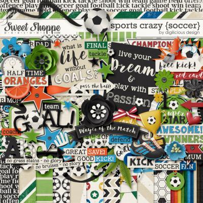 Sports Crazy {Soccer} by Digilicious Design