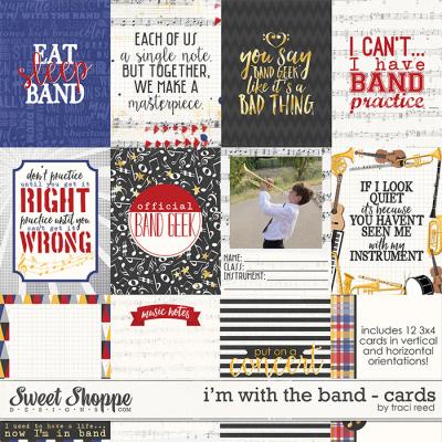 I'm With The Band Cards by Traci Reed