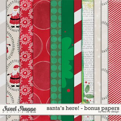 Santa's Here! - Bonus Papers - by Red Ivy Design