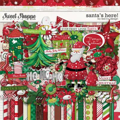 Santa's Here! by Red Ivy Design