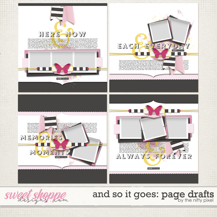 AND SO IT GOES | PAGE DRAFTS by The Nifty Pixel
