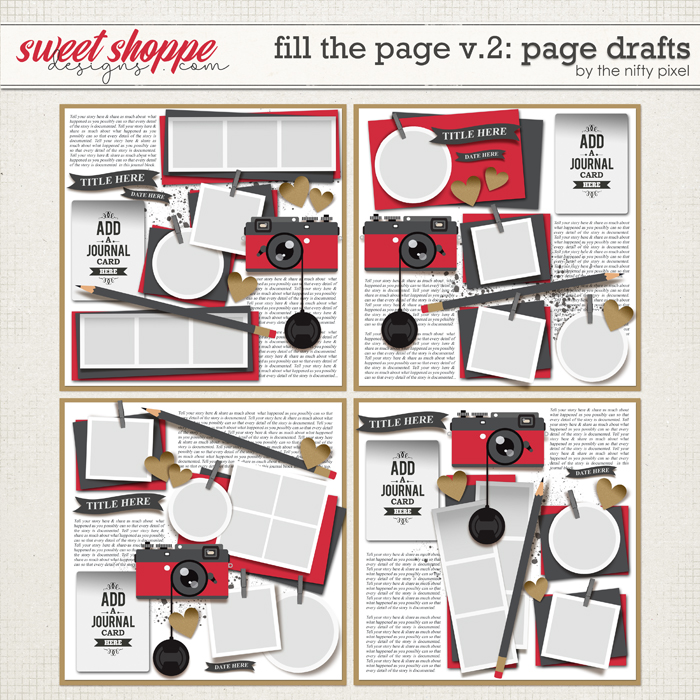 FILL THE PAGE V.2 | PAGE DRAFTS by The Nifty Pixel FILL THE PAGE V.2 | PAGE DRAFTS by The Nifty Pixel