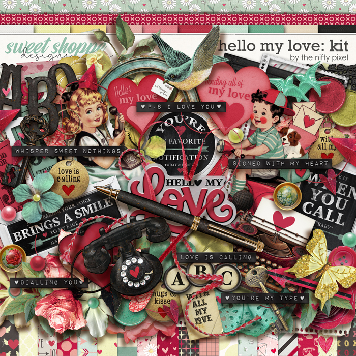 HELLO MY LOVE | KIT by The Nifty Pixel HELLO MY LOVE | KIT by The Nifty Pixel