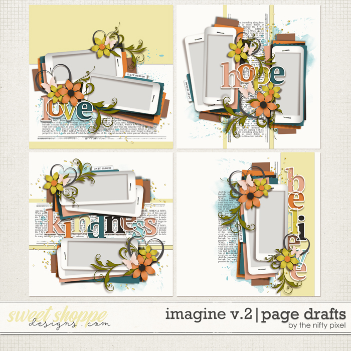 IMAGINE V.2 | PAGE DRAFTS by The Nifty Pixel