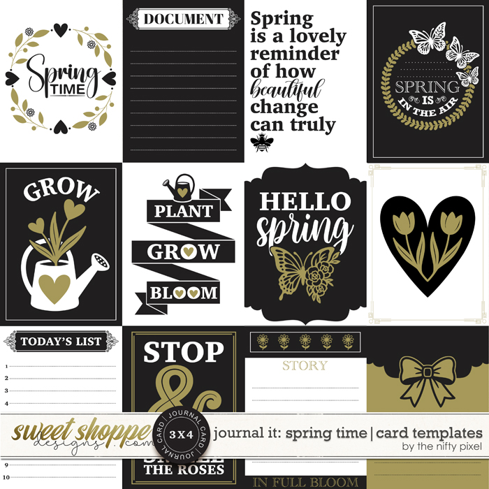 JOURNAL IT: SPRING TIME | JOURNAL CARD TEMPLATES by The Nifty Pixel JOURNAL IT: SPRING TIME | JOURNAL CARD TEMPLATES by The Nifty Pixel