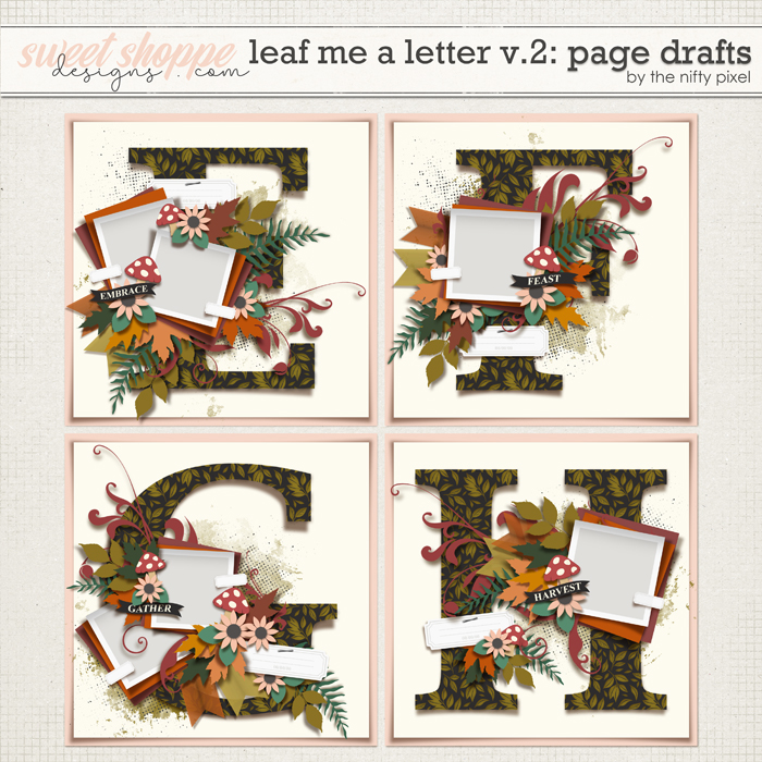 LEAF ME A LETTER V.2 | PAGE DRAFTS by The Nifty Pixel LEAF ME A LETTER V.2 | PAGE DRAFTS by The Nifty Pixel