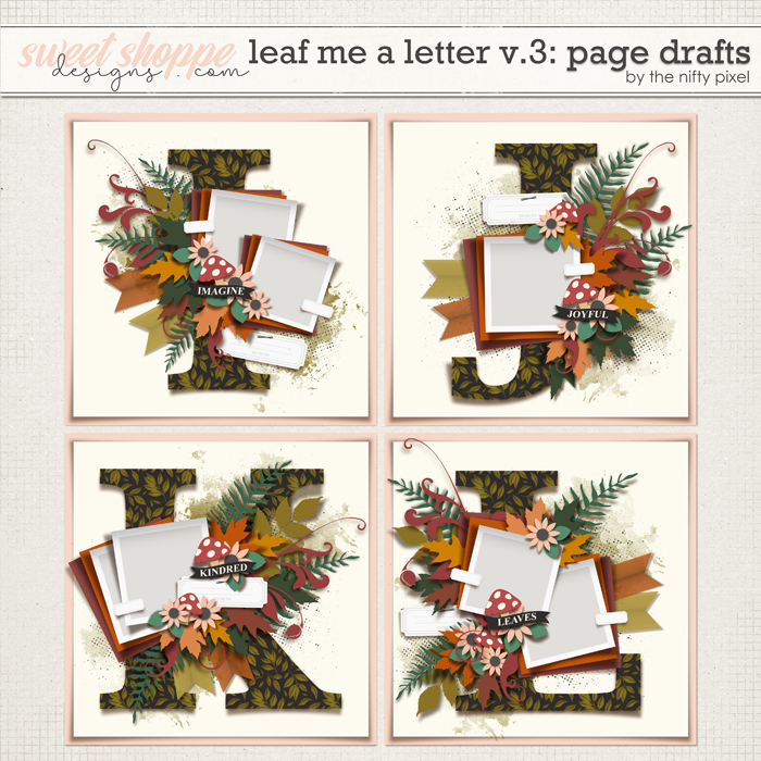 LEAF ME A LETTER V.3 | PAGE DRAFTS by The Nifty Pixel LEAF ME A LETTER V.3 | PAGE DRAFTS by The Nifty Pixel