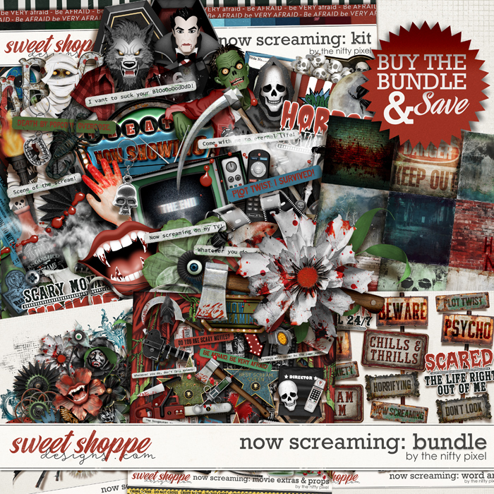 NOW SCREAMING | BUNDLE by The Nifty Pixel NOW SCREAMING | BUNDLE by The Nifty Pixel