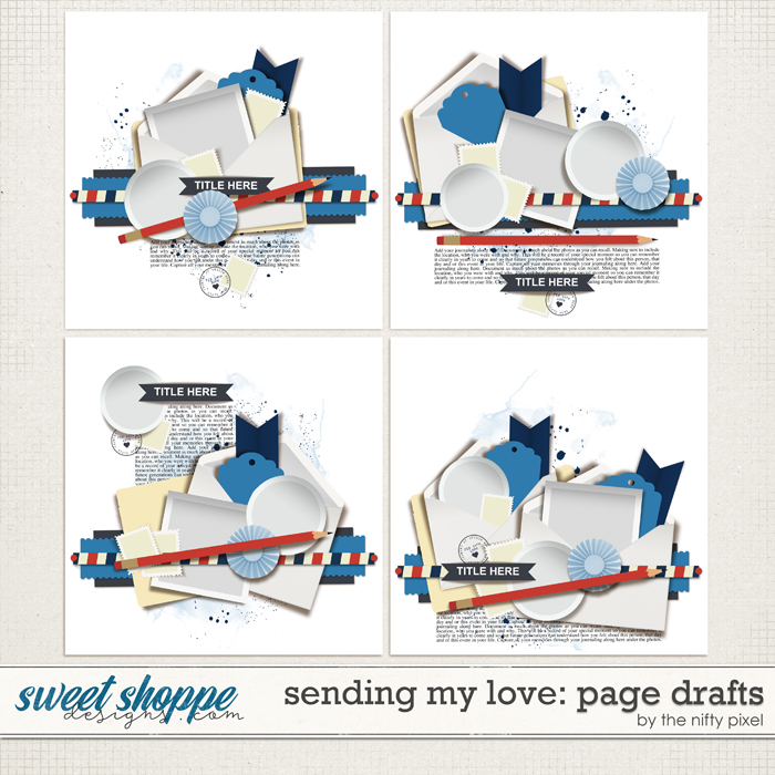 SENDING MY LOVE | PAGE DRAFTS by The Nifty Pixel