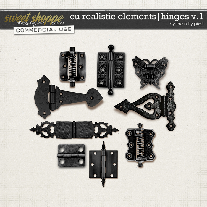 CU REALISTIC ELEMENTS | HINGES V.1 by The Nifty Pixel 