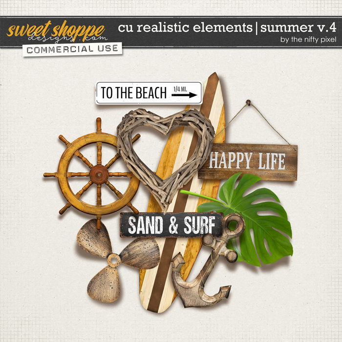 CU REALISTIC ELEMENTS | SUMMER V.4 by The Nifty Pixel