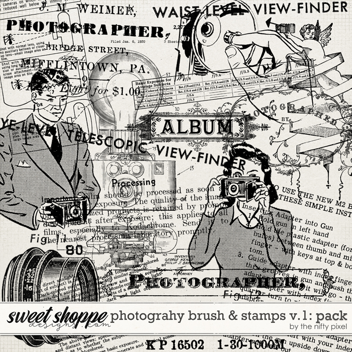 PHOTOGRAPHY | BRUSH & STAMPS V.1 by The Nifty Pixel