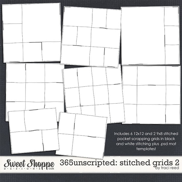 365Unscripted: Stitched Grids 2 by Traci Reed *RE-RELEASE*
