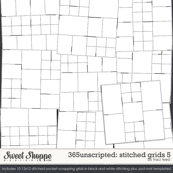 365Unscripted: Stitched Grids 5 by Traci Reed *RE-RELEASE*
