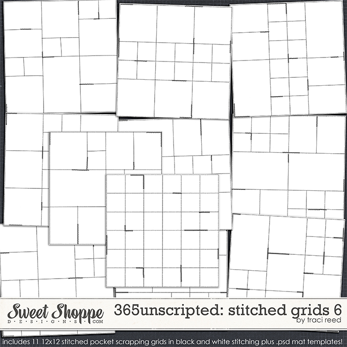 365Unscripted: Stitched Grids 6 by Traci Reed *RE-RELEASE*