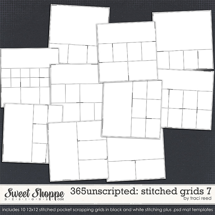 365Unscripted: Stitched Grids 7 by Traci Reed *RE-RELEASE*