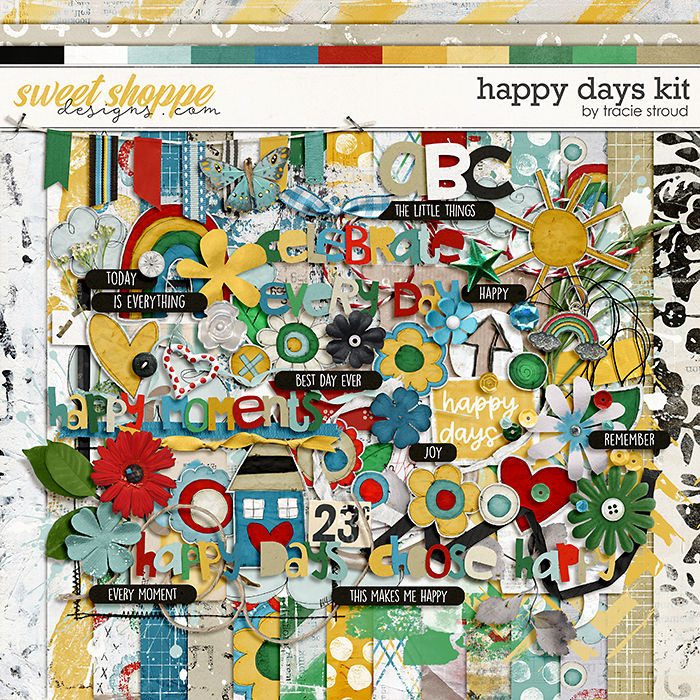 Happy Days Kit by Tracie Stroud