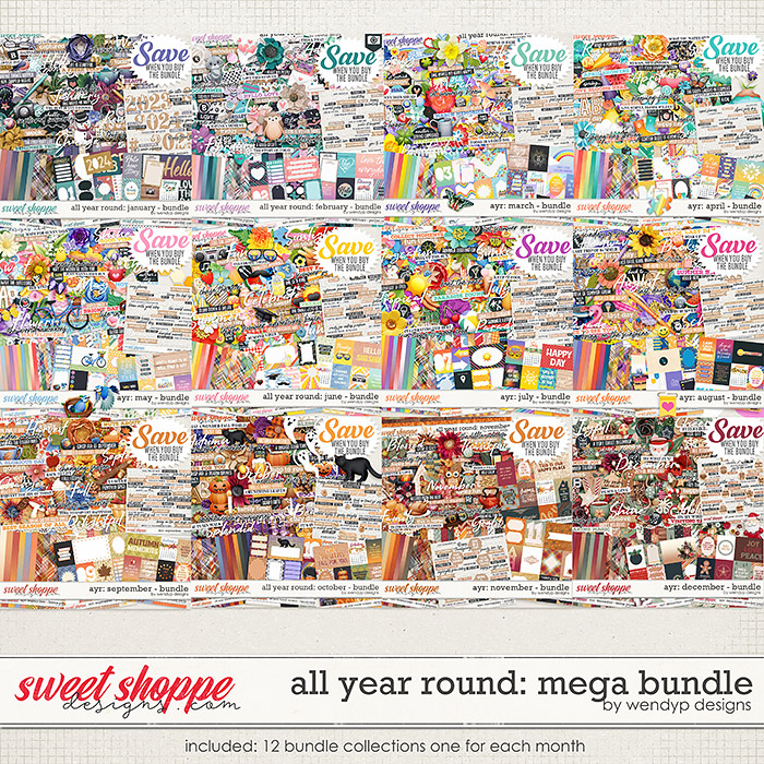 All year round: MEGA bundle by WendyP Designs