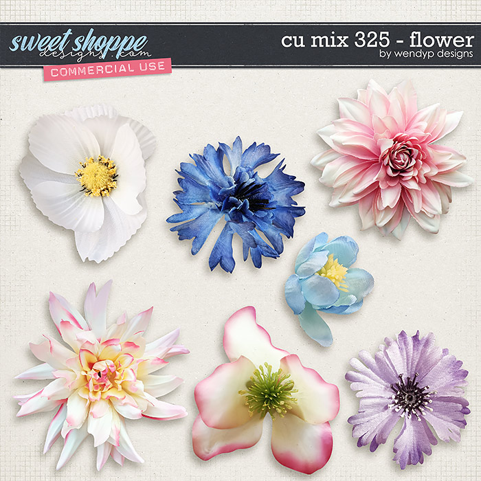 CU Mix 325 - Flowers by WendyP Designs 