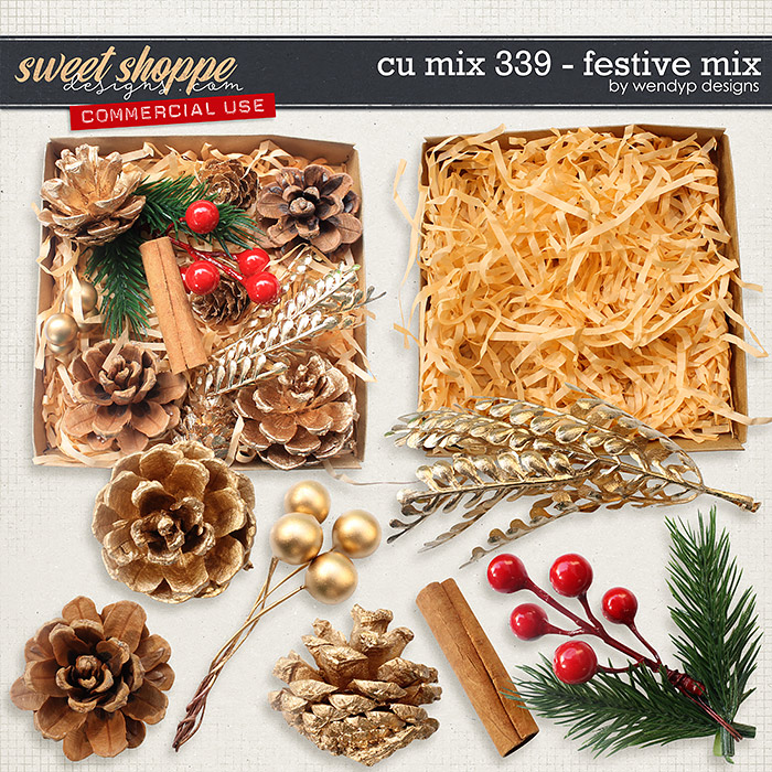 CU Mix 339 - festive mix by WendyP Designs