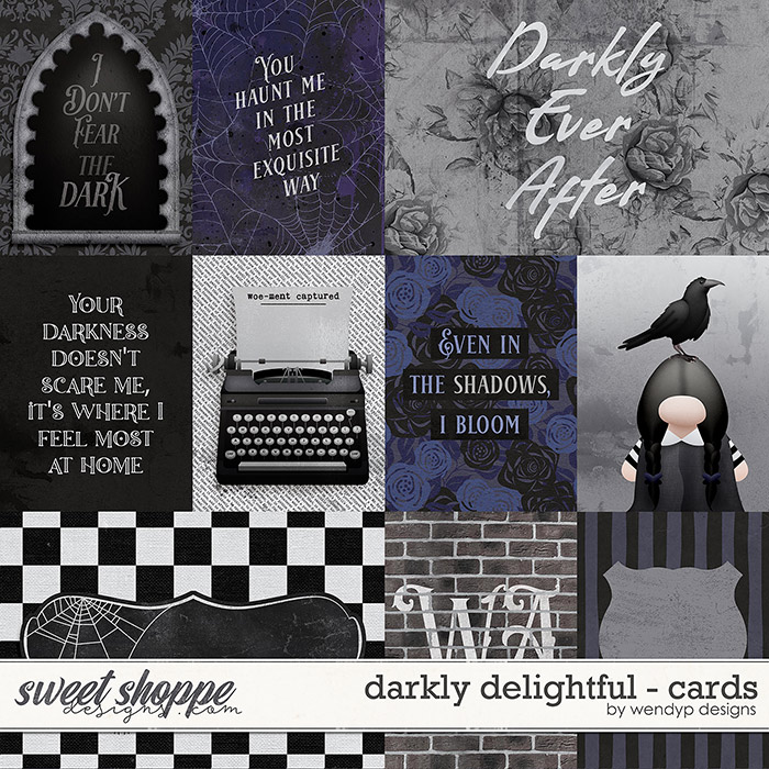 Darkly Delightful - Cards by WendyP Designs