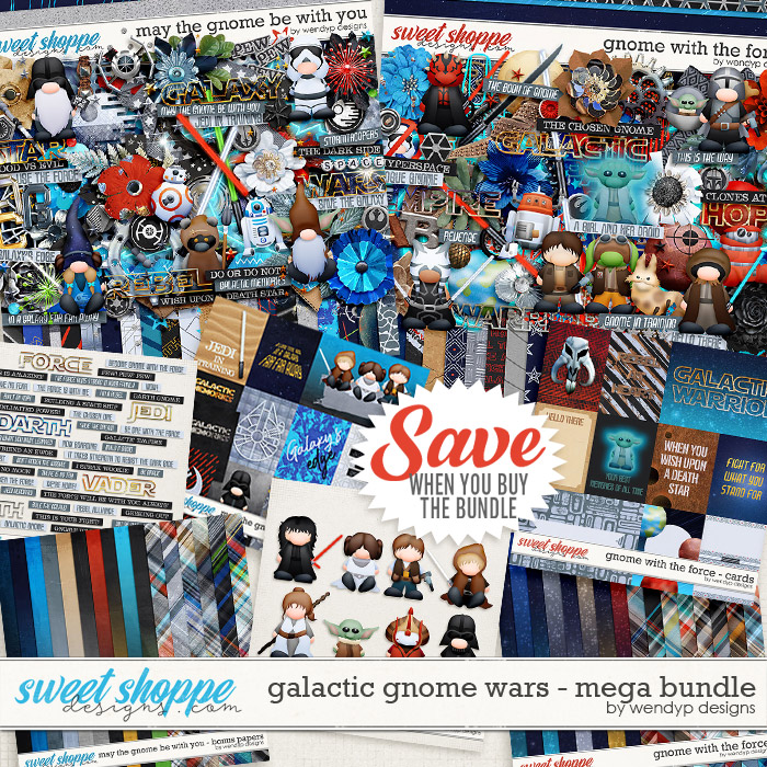 Galactic gnome wars - Mega Bundle by WendyP Designs