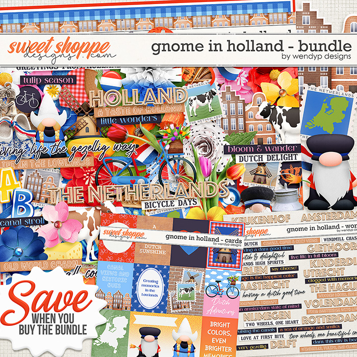 Gnome in Holland - Bundle by WendyP Designs